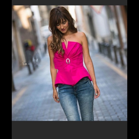 ZARA LIMITED EDITION BLOGGERS FAV BUSTIER TOP - Picture 5 of 13